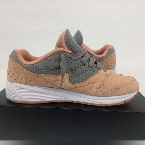 Saucony Grid 8000 ‘Salmon Charcoal’ - Picture 2 of 9